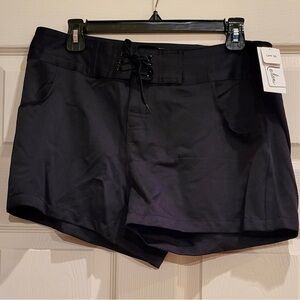 Women’s Leilani 3in Length Black Beachy Swim Shorts size 10